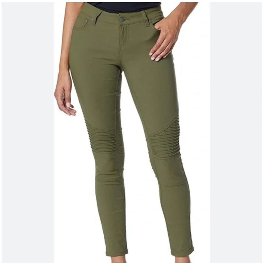 Prana Brenna Olive Green Moto Pants 10